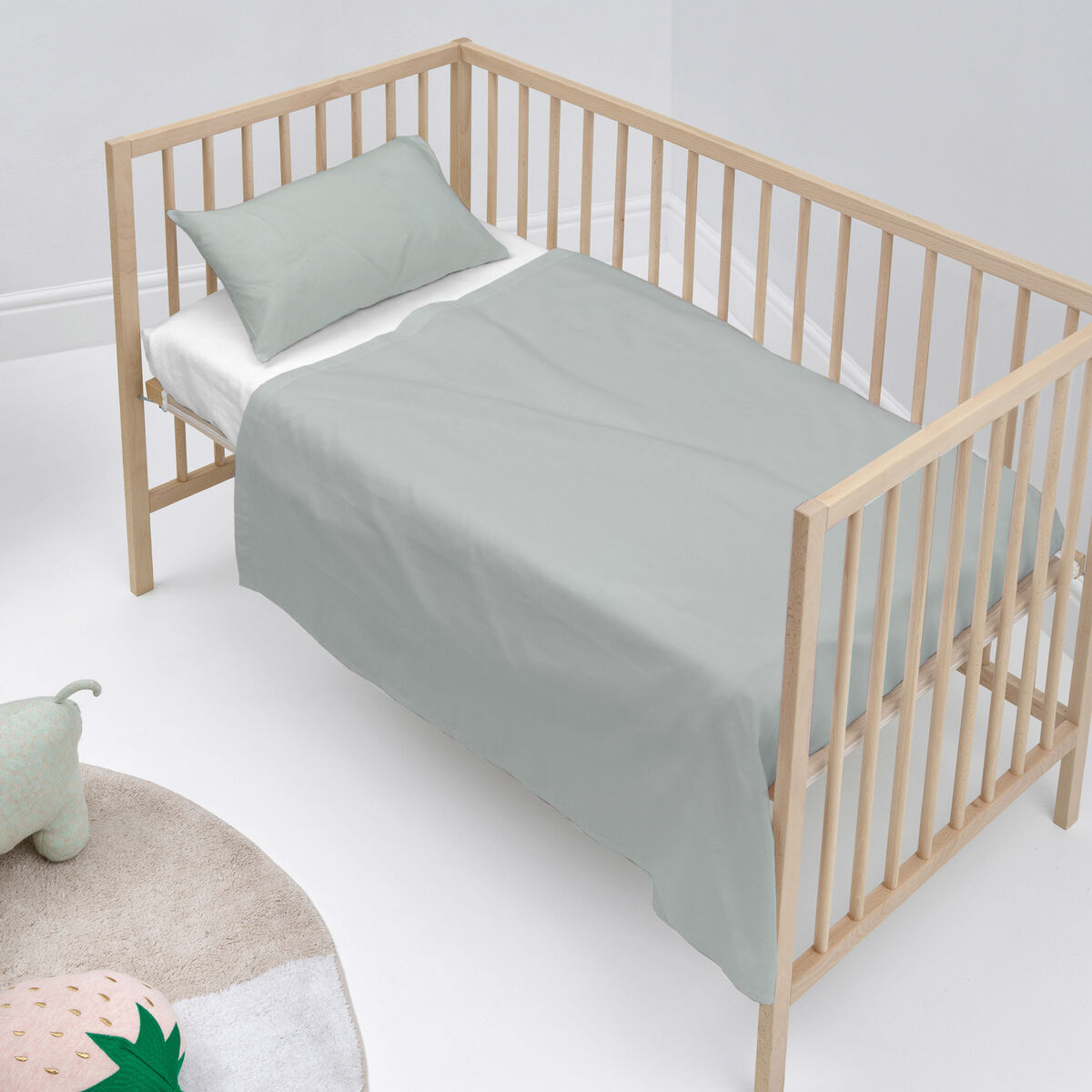 Set de cearșafuri pentru pat HappyFriday BASIC KIDS Gri